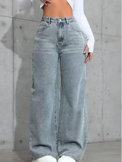 Les nouveaux jeans croisés pour femmes de 2025 sont des pantalons longs taille haute