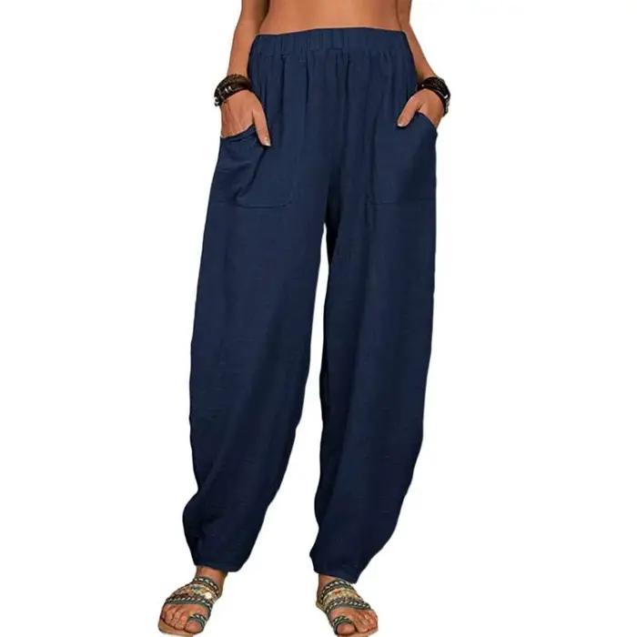 Pantalon Harem Confortable et Ample pour Femme