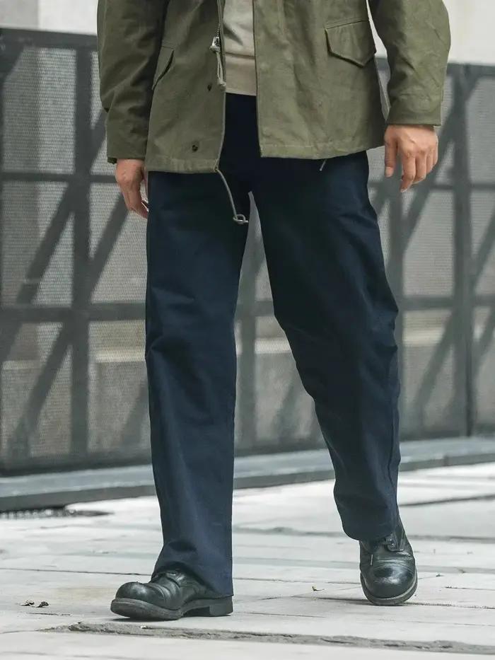 Bronson-Pantalon Ch37d'Officier en Coton Sergé