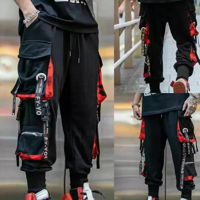 Salopette noire à la mode pour hommes