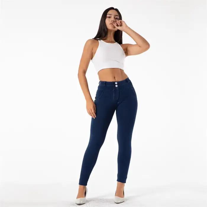 Shascullfites-Jean en denim super commandé pour femme