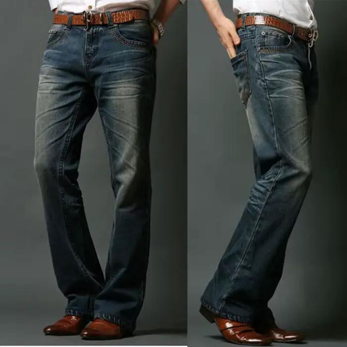 Jeans pour hommes, jeans évasés pour hommes