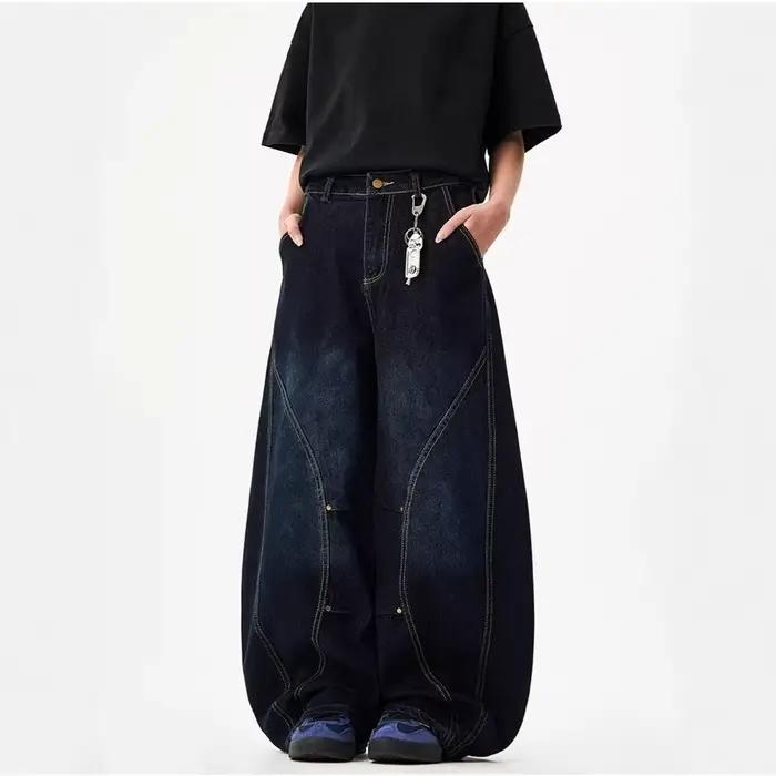 Jean Scimitar délavé style rétro américain pour homme