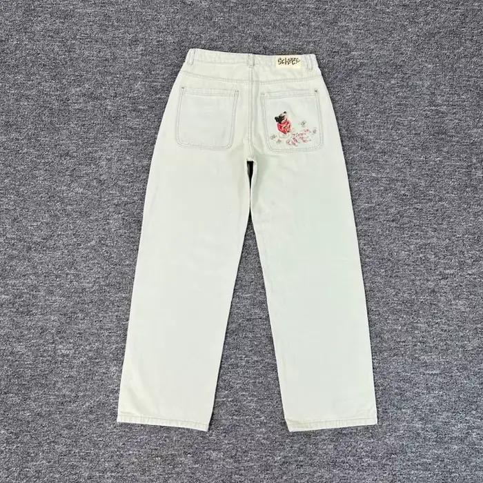 Jeans Derschutze avec broderie de motifs de haute qualité