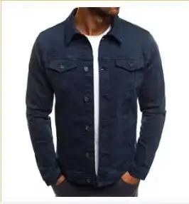 Veste en jean rétro slim fit pour homme