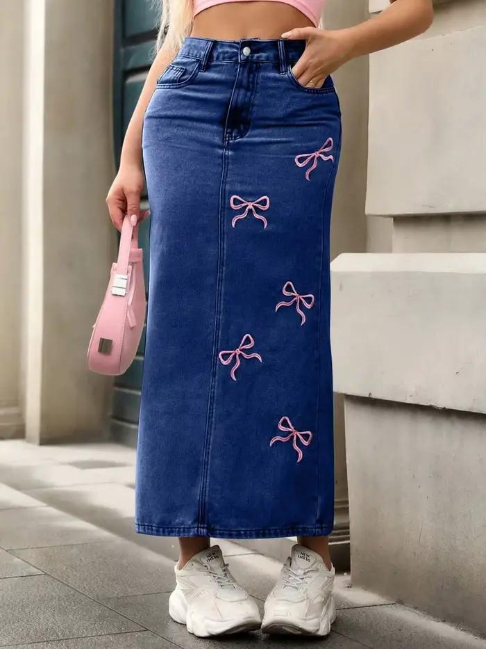 Jupes en jean pour femmes