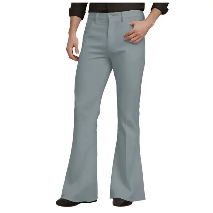 Pantalon évasé Vintage pour hommes