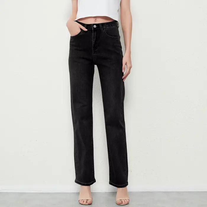 ZHISILAO – jean taille haute Stretch pour femme