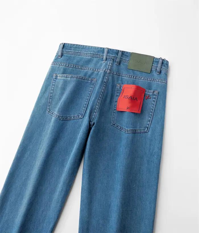 OECHSLI jean coton mince hommes 2026 printemps été nouvelle qualité mode confortable élasticité droite grande taille 31-38 pantalon