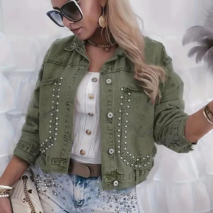 Veste en jean pour femme