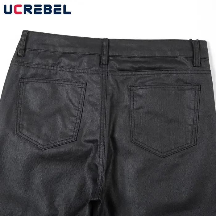 Jean de moto multi-poches pour hommes