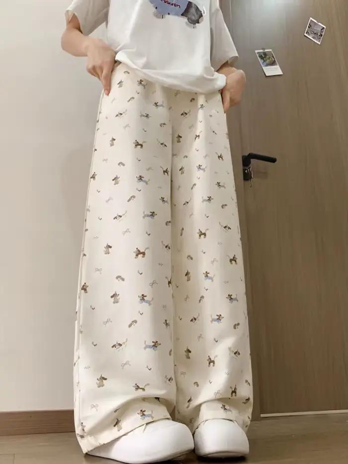 Nouveau pantalon large pour femme
