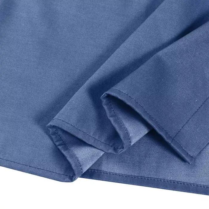 Robe trapèze en denim taille haute pour femme avec ourlet à volants