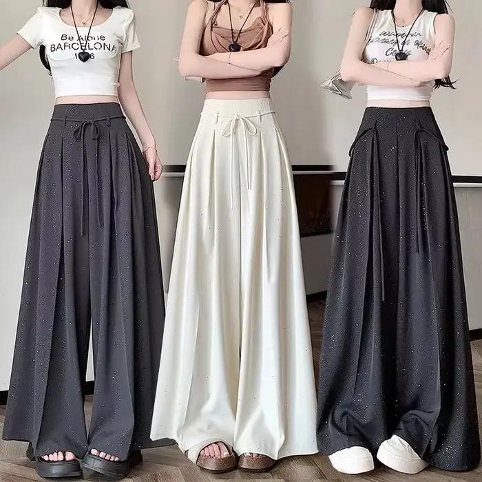 Pantalon à jambes larges pour femmes