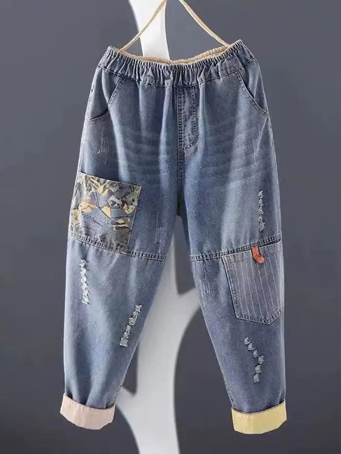 Jeans boyfriend décontractés pour femmes