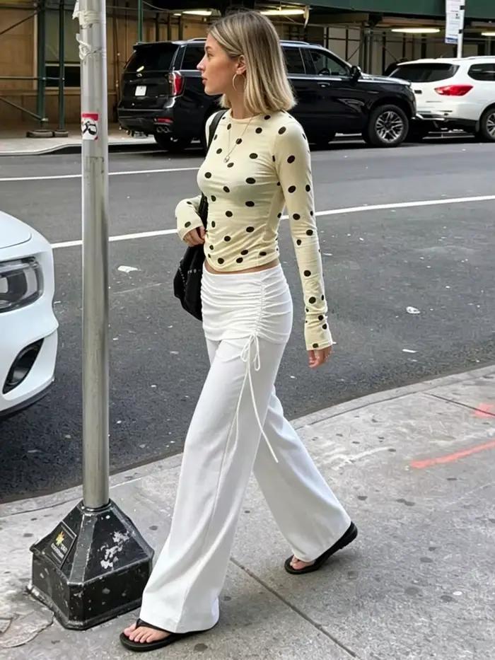 Pantalon décontracté ample pour femme Absobe