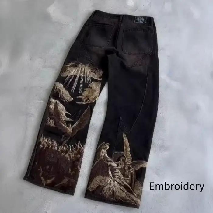 Jeans pour hommes Harajuku Y2K Streetwear