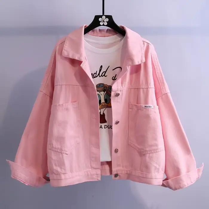 Veste en jean blanche pour femme