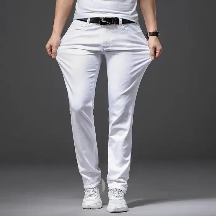Jean blanc pour hommes