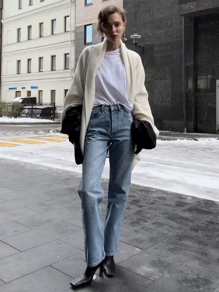 Wolfeel – jean rétro taille haute pour femme