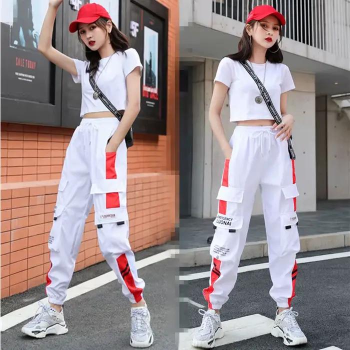 Joggeurs femme sport décontracté filles mode Hip-hop Streetwear pantalon