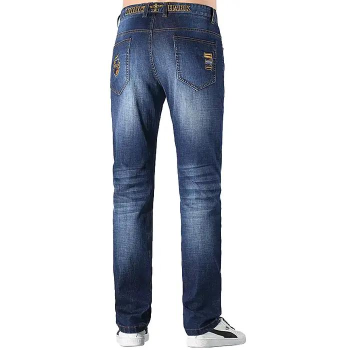 Jean droit de luxe Bruce & Shlavabo homme décontracté et élégant bleu clair et foncé pour hommes printemps été ocassions quotidiennes