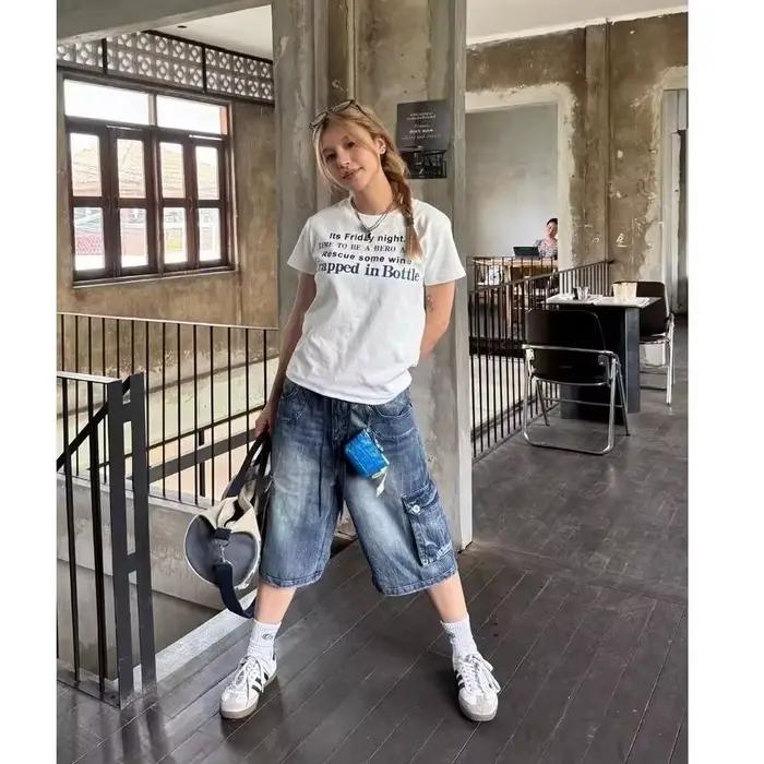 Jean ample délavé pour hommes