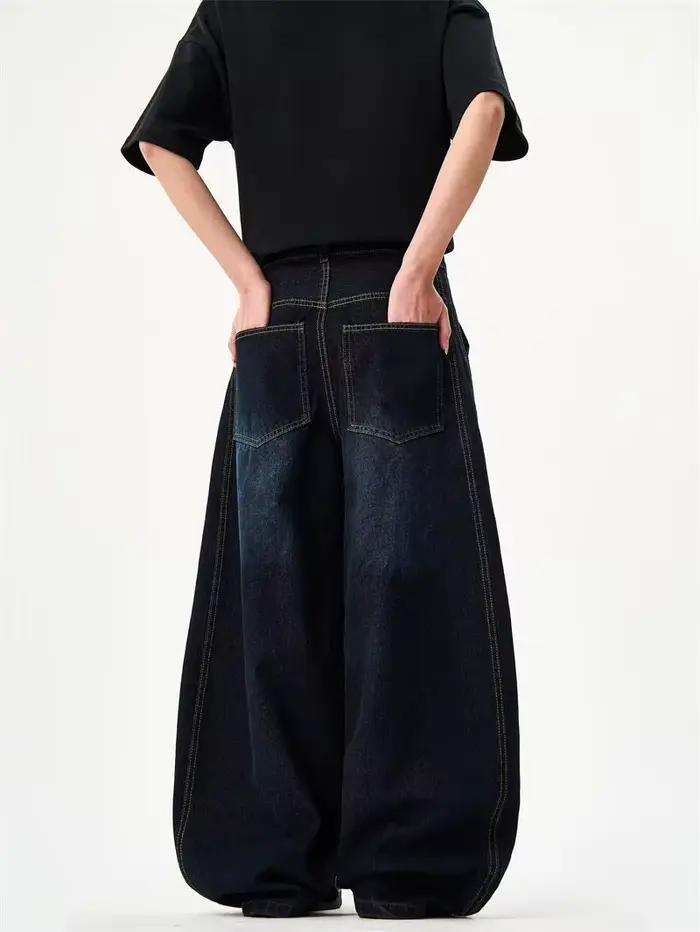Jean Scimitar délavé style rétro américain pour homme