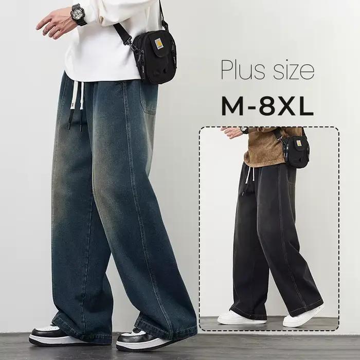 Jean Baggy grande taille M-8XL pour hommes
