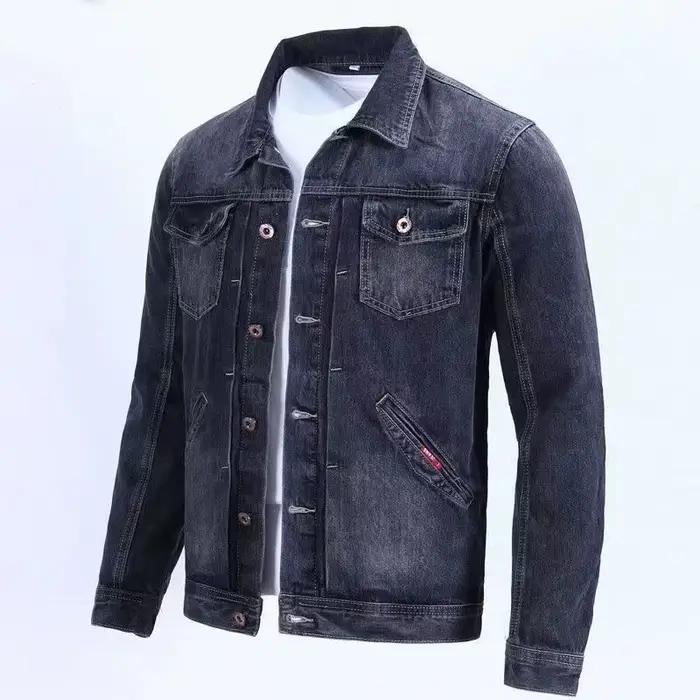 Veste en jean rétro pour homme