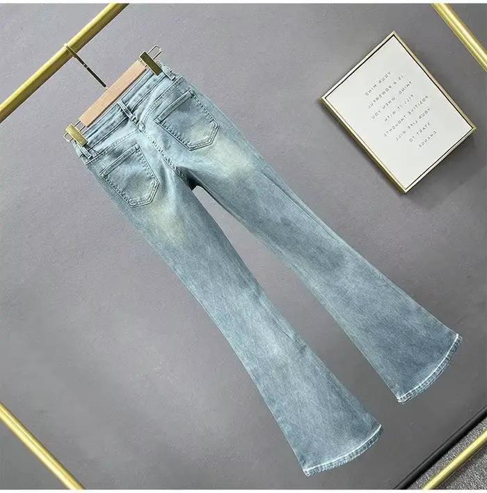 Pantalon amincissant en Denim pour femmes
