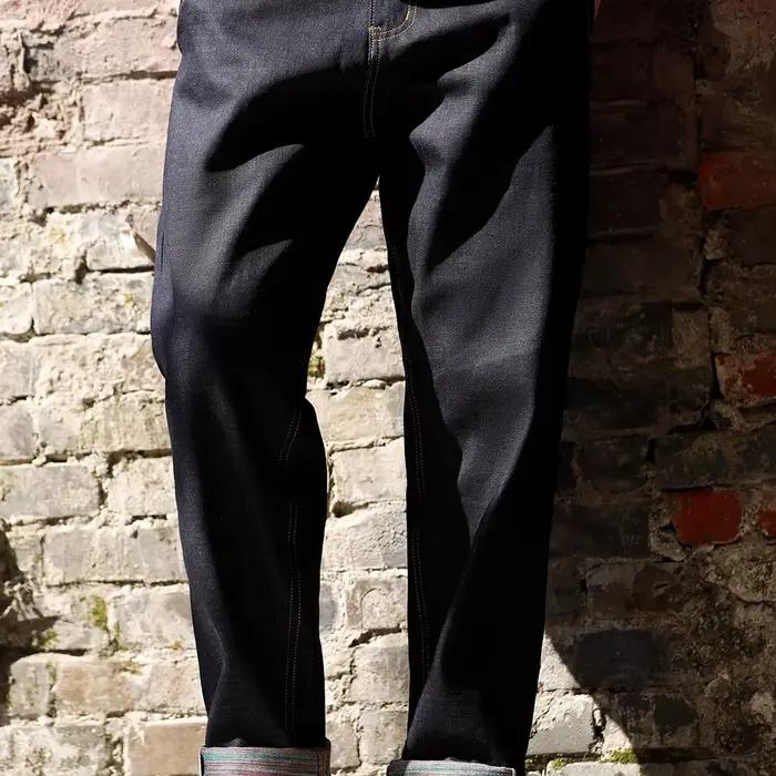 Maden Vintage couleur coton brut Denim jean pour hommes 13.5 OZ lisière