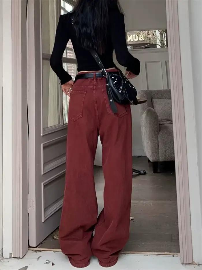 Jean à Jambes Larges pour Femme