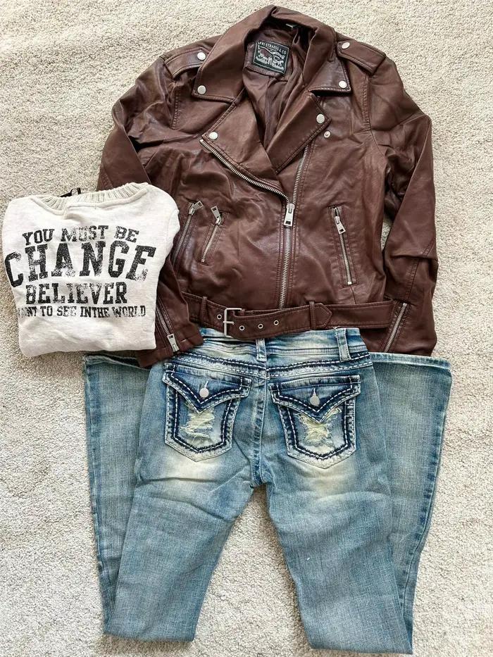 Jeans Bootcut Femme Style Y2K Denim Déchiré Coupe Skinny Occasions Spéciales Mode Nostalgique
