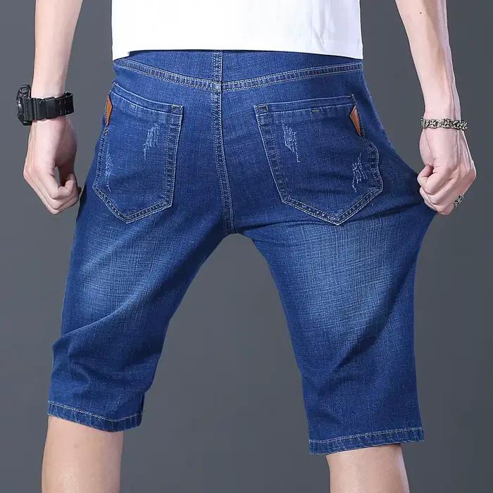 Nouvelles Bermudas en Jean Extensible pour Homme 2025 – Coton Doux