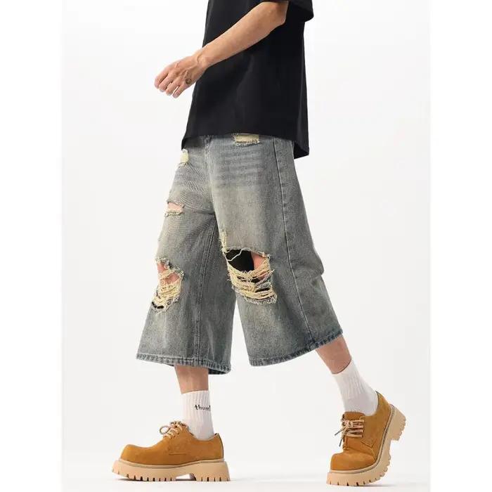 Pantalon Capri en Denim pour hommes