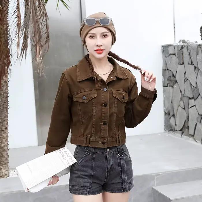 Veste en jean pour femme