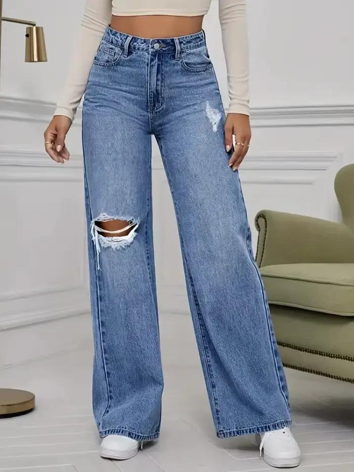Pantalon en jean pour femme