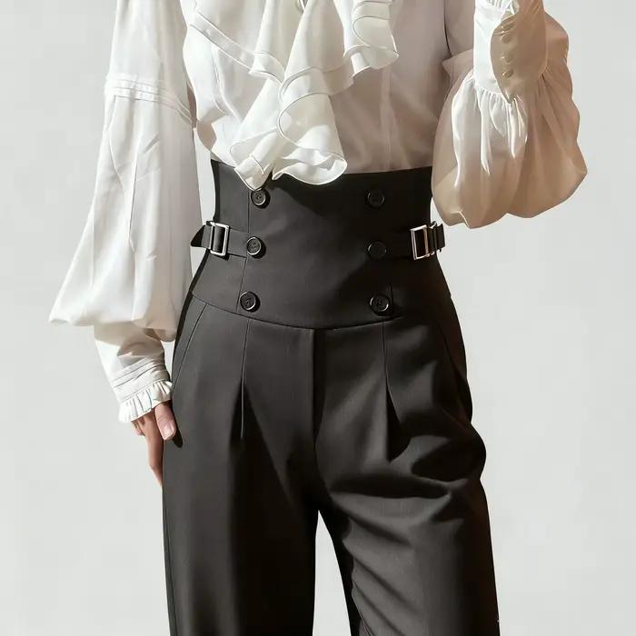 Pantalon droit taille haute Lolita Prince