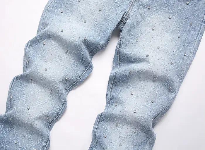 Jean évasé en denim pour homme