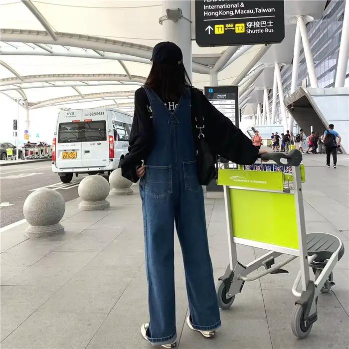 Salopette en jean polyvalente pour femme