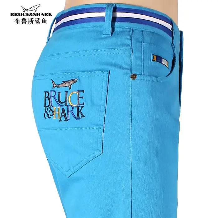 Bruce & Shlavabo-Jean bleu ciel pour homme