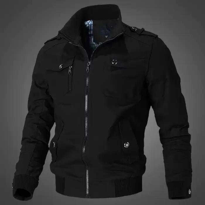 Blouson aviateur militaire mince pour hommes
