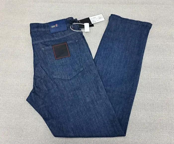 OECHSLI jean coton mince hommes 2025 printemps été nouveau taille moyenne broderie confortable grande