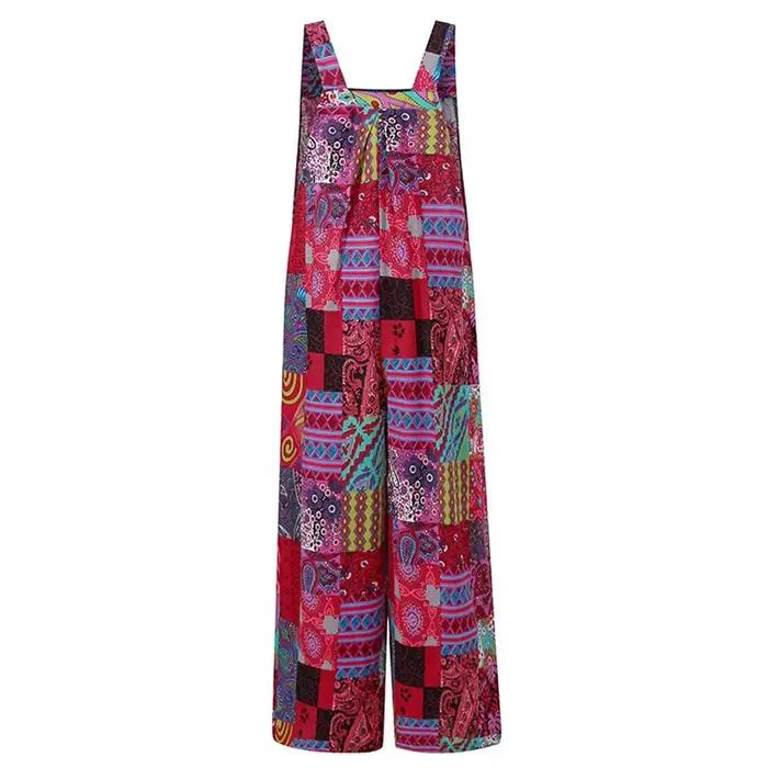 Salopette d'été multicolore pour femme
