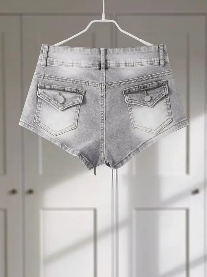 Jean court Chic taille haute pour femmes