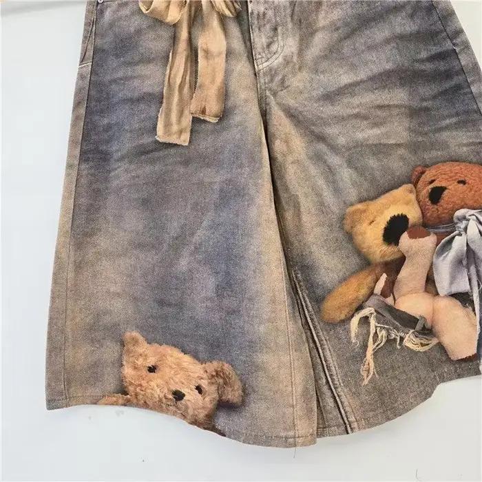 Shorts en jean amples pour femme