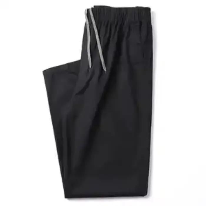 Pantalon décontracté en polyester fin ample et léger pour hommes style décontracté pour printemps été occasions variées confort et style élégant