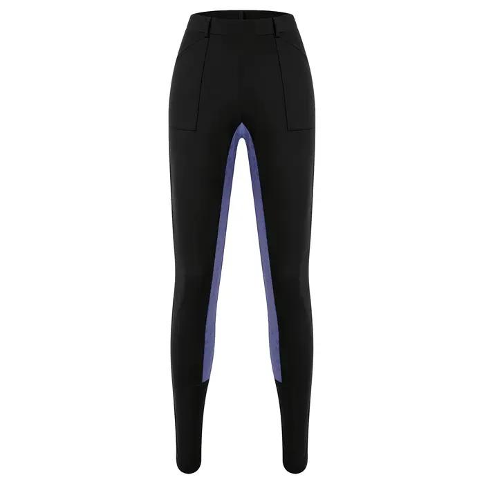 Pantalon d'équitation pour femmes avec siège en silicone, poches avant, design patchwork batik, idéal pour entraînement et compétitions équestres