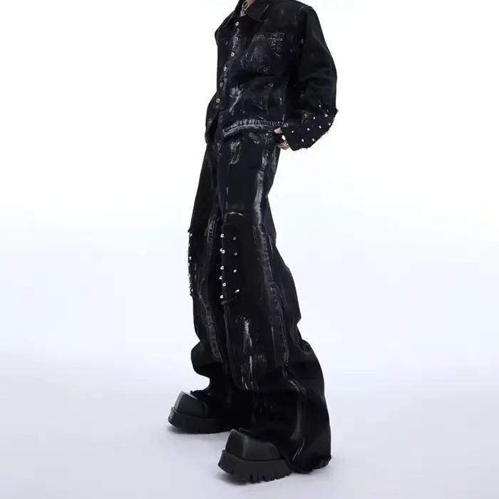 Jean délavé pour hommes